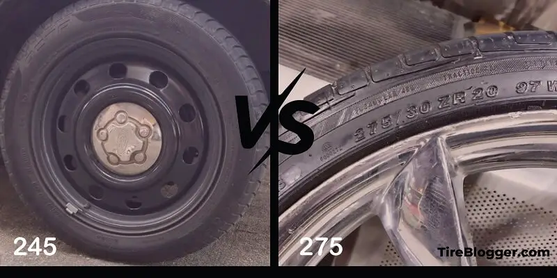 245 vs 275 Tires
