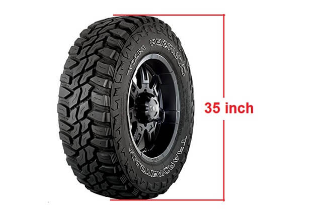 35 Inch Tires in Metric