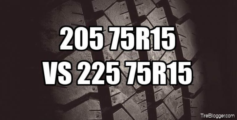Tire Size 205/75r15 vs 225/75r15 - Comparison TABLE