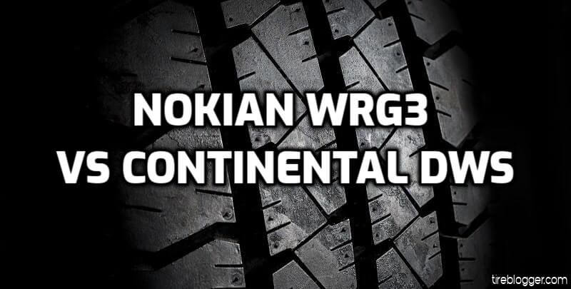 nokian wrg3 vs continental dws