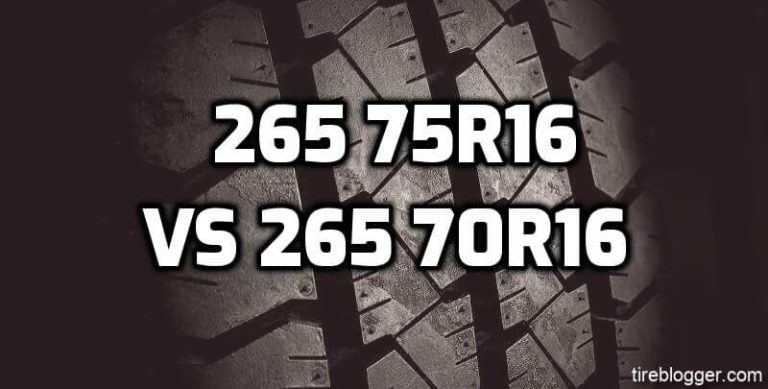 Tire Size 265/75r16 vs 265/70r16 - Comparison TABLE