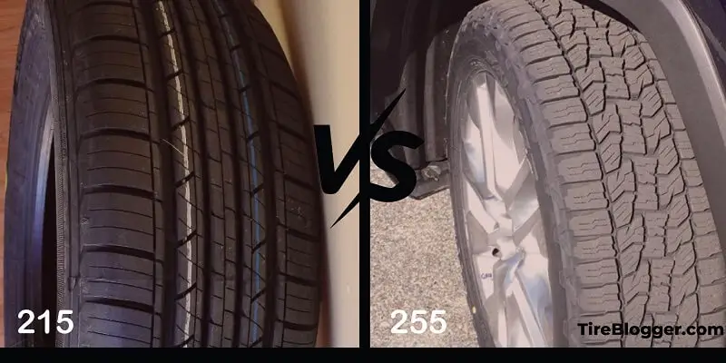 215 vs 255 Tires