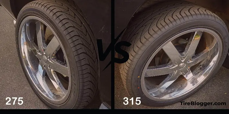 275 vs 315 Tires