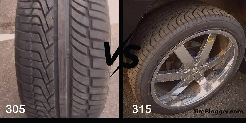 305 vs 315 Tires