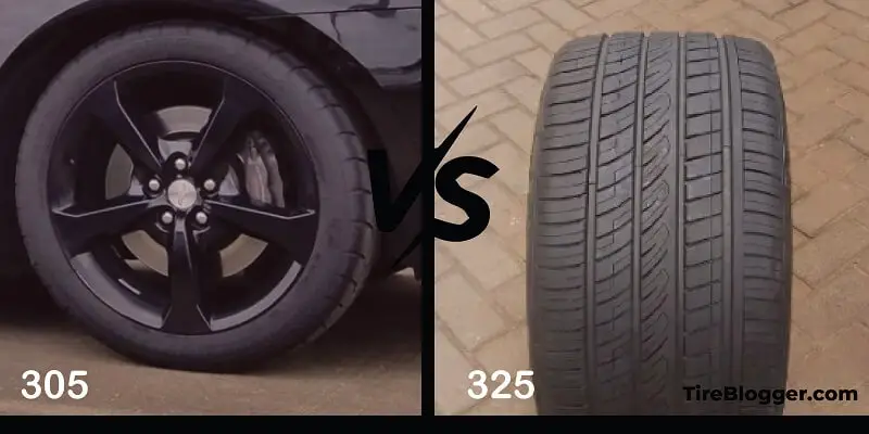 305 vs 325 Tires