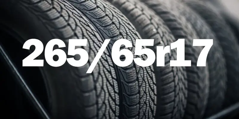 265/65r17 Tire Size in Inches