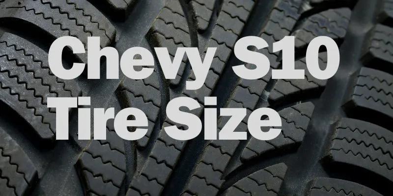 Chevy S10 Tire Size