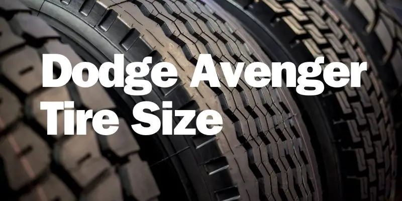 Dodge Avenger Tire Size
