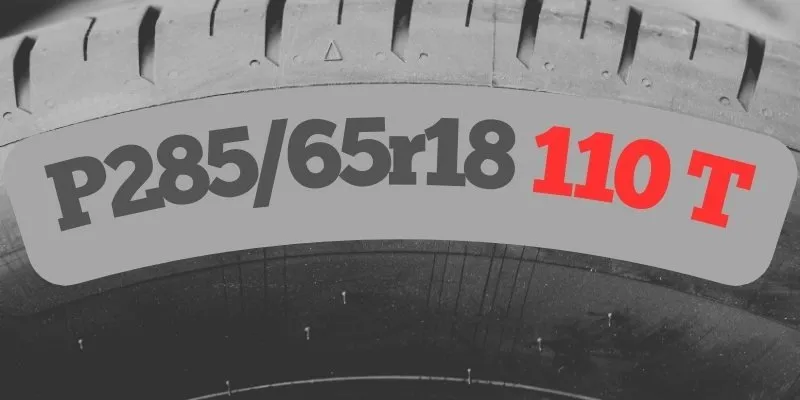 What Does 110T Mean on a Tire?