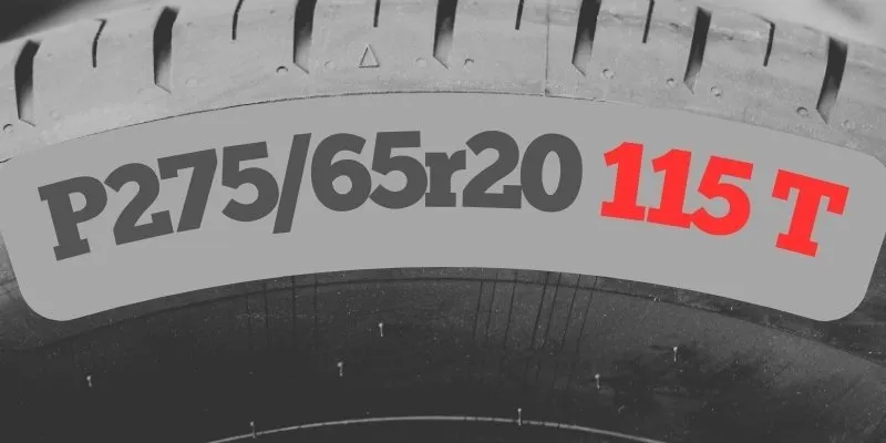 What Does 115 T Mean on a Tire?