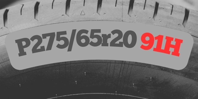 What Does 91h Mean on Tire Size?