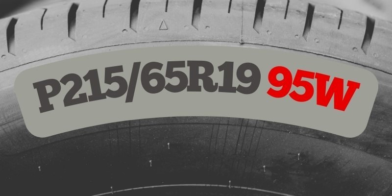 What Does 95W Mean on a Tire?