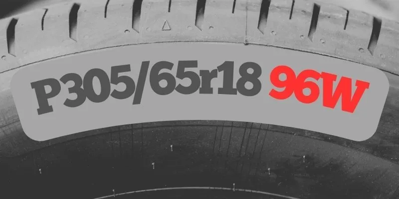 What Does 96W Mean on a Tire?