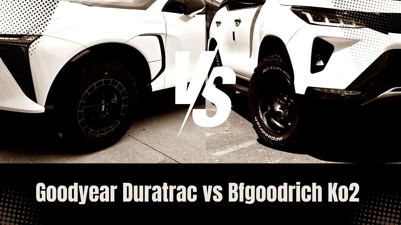 Goodyear Wrangler Duratrac vs Bfgoodrich KO2